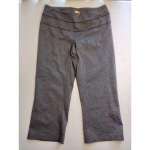 Lucy Powermax‎ Grey Heathered Cropped Athletic Pants Womens Size XS